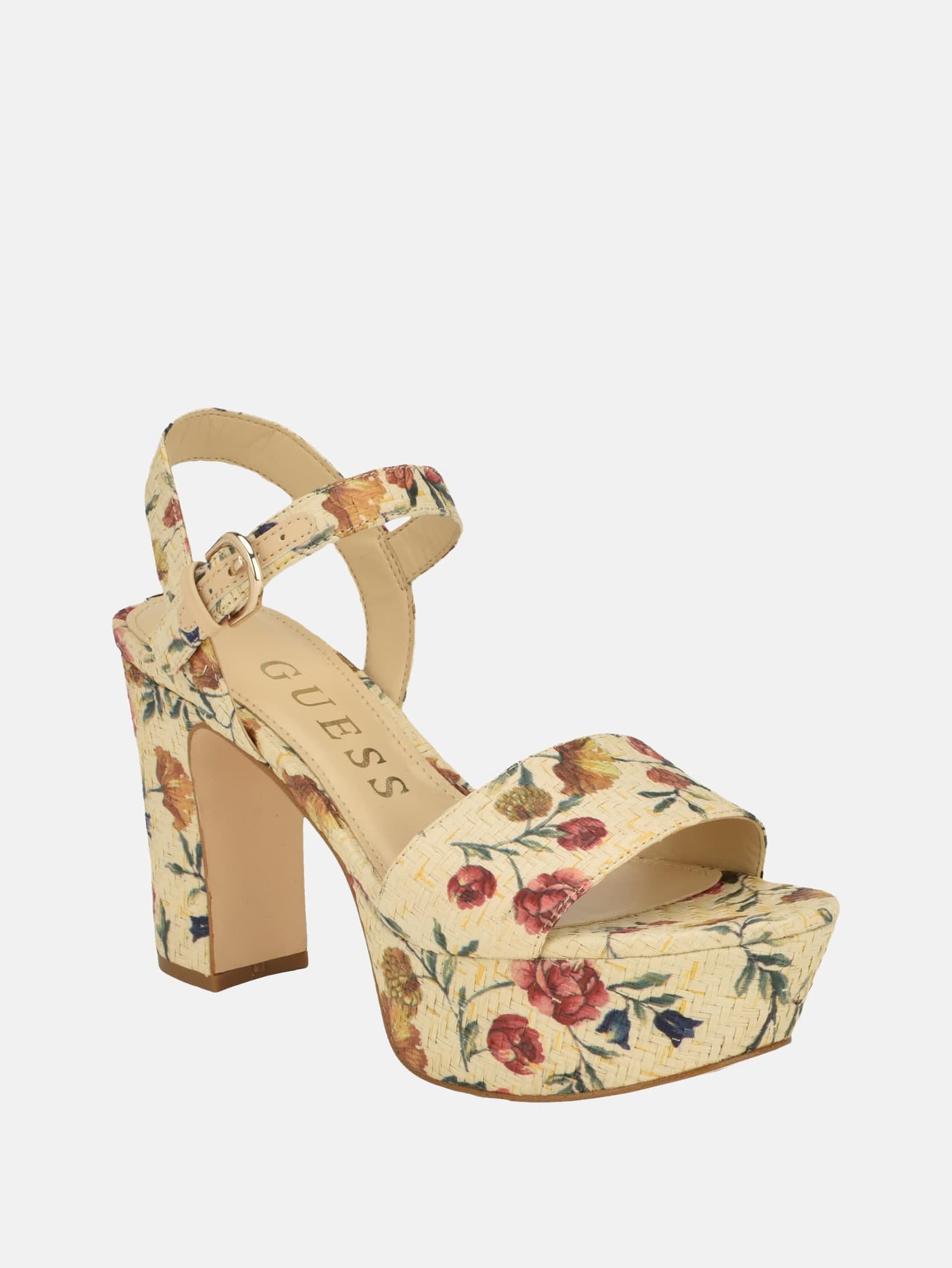 Sandálias Haldemiy com Plataforma Floral