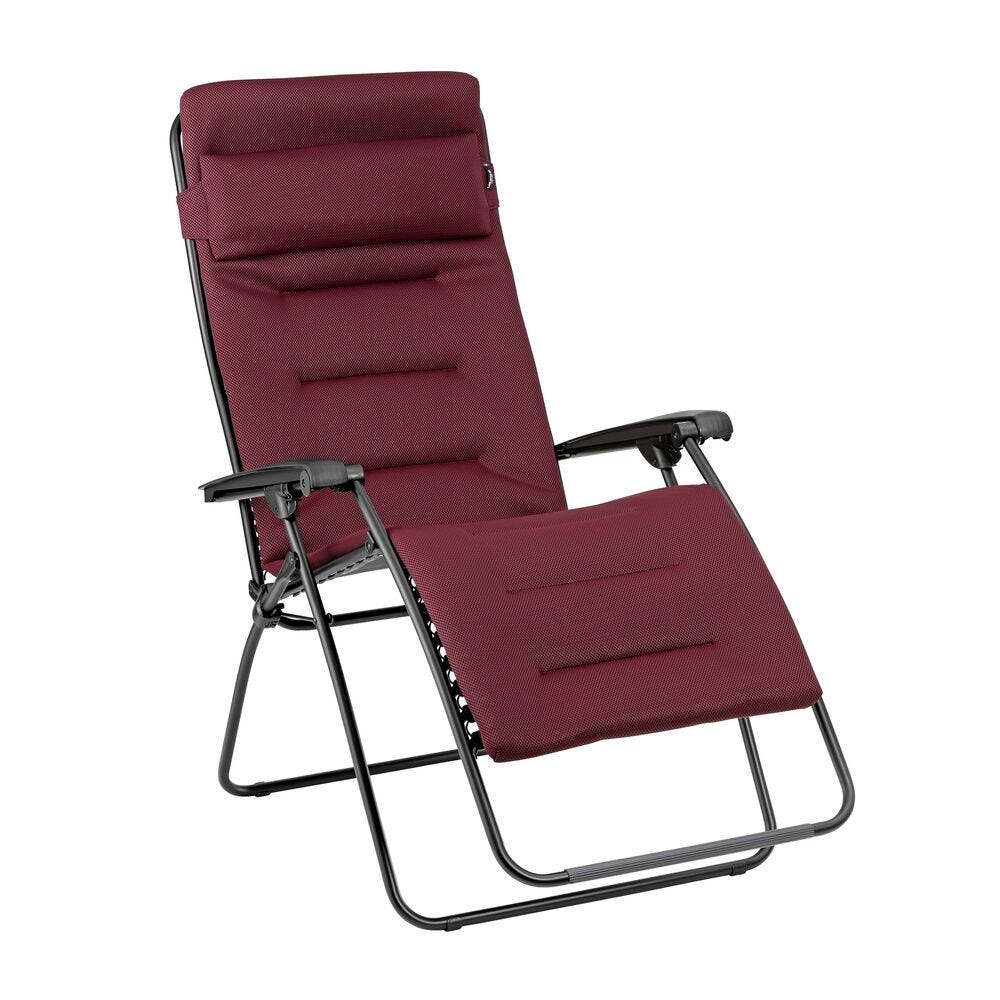Gepolsterte Zero-Gravity-Relaxliege - XL RSX Clip XL AirComfort® Rot Bordeaux