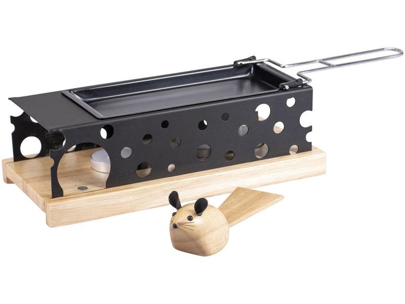 Kadastar Teelicht-Raclette Mouse Schwarz Kerzenraclette