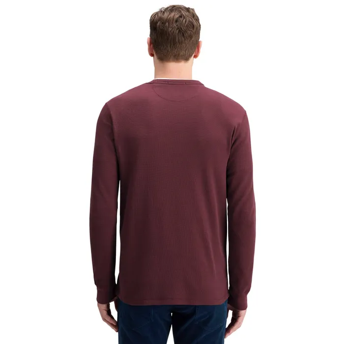 Scotch & Soda Waffle Longsleeve Shirt Heren
