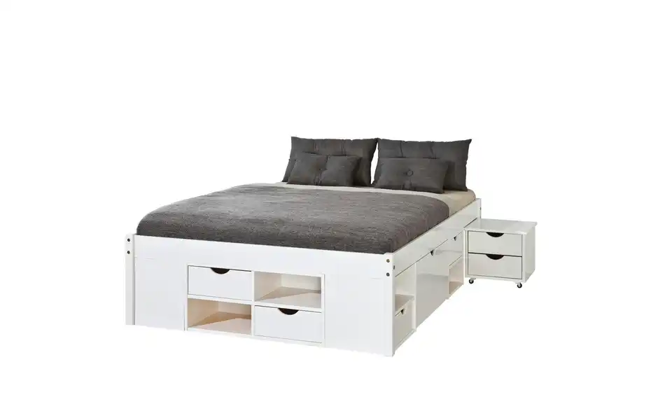 Funktionsbett-Gestell Till Weiß 140 cm