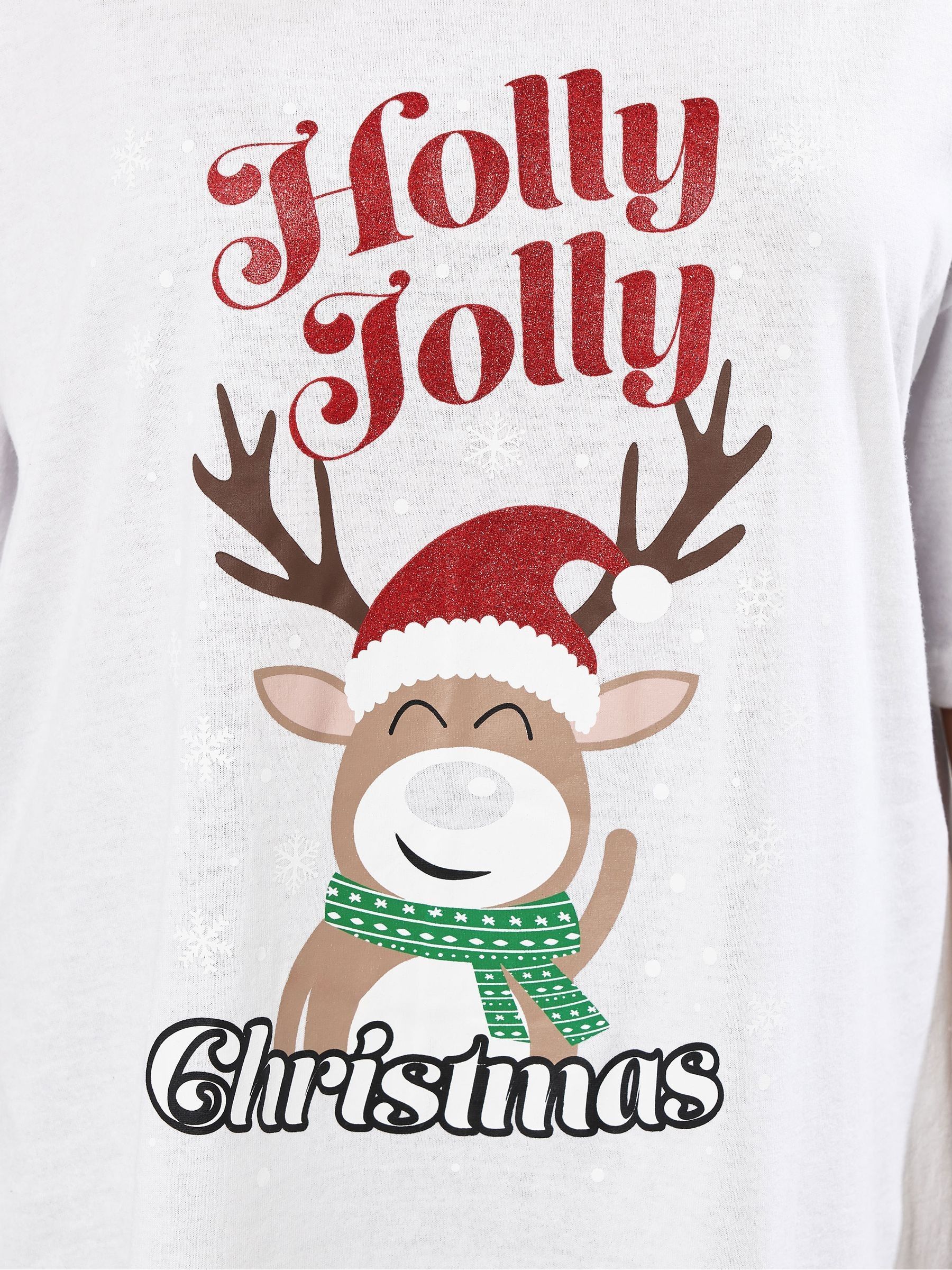 Yours Curve Holly Jolly Kerstmis Top