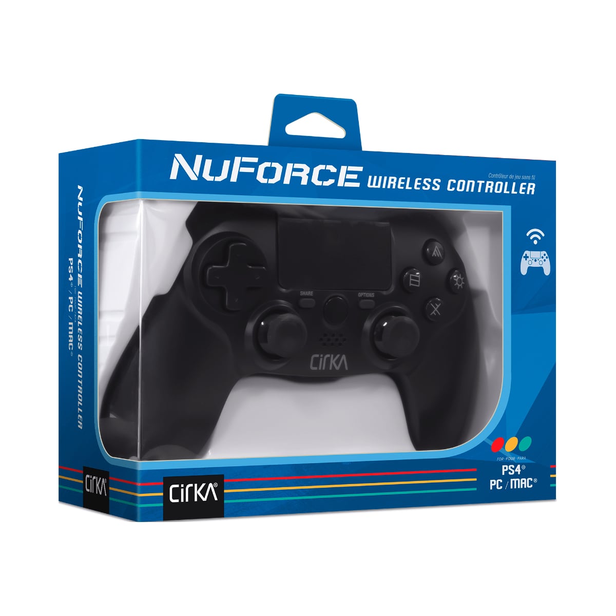 Hyperkin Cirka NuForce WLC PlayStation 4 trådløs kontroller (sort)