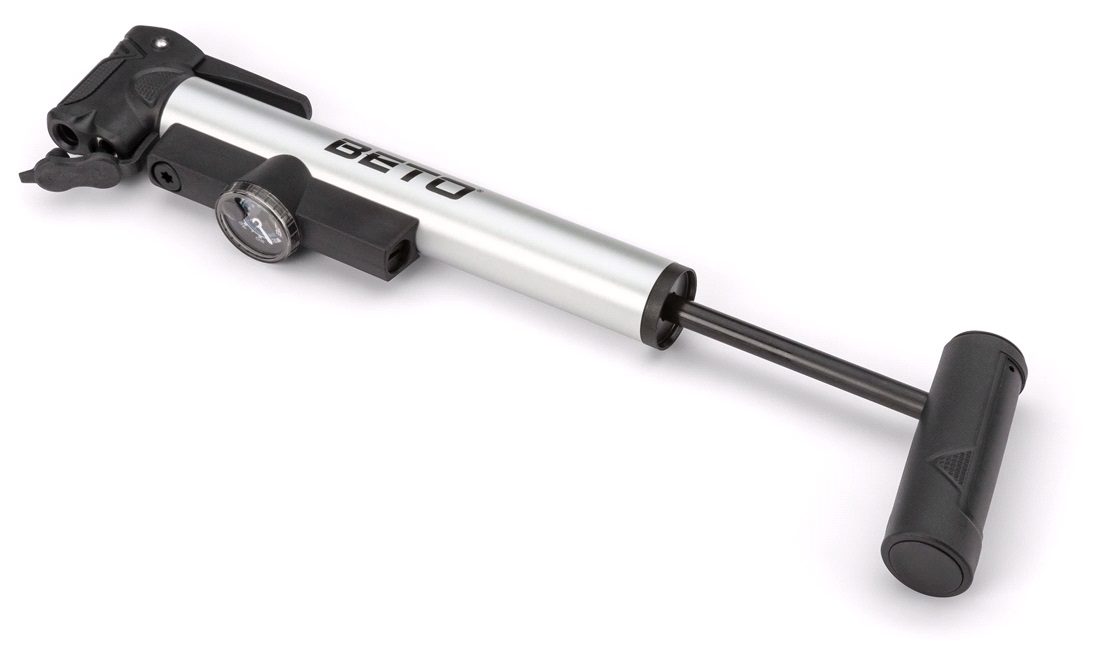 Beto minipumpe m/manometer alle ventiler