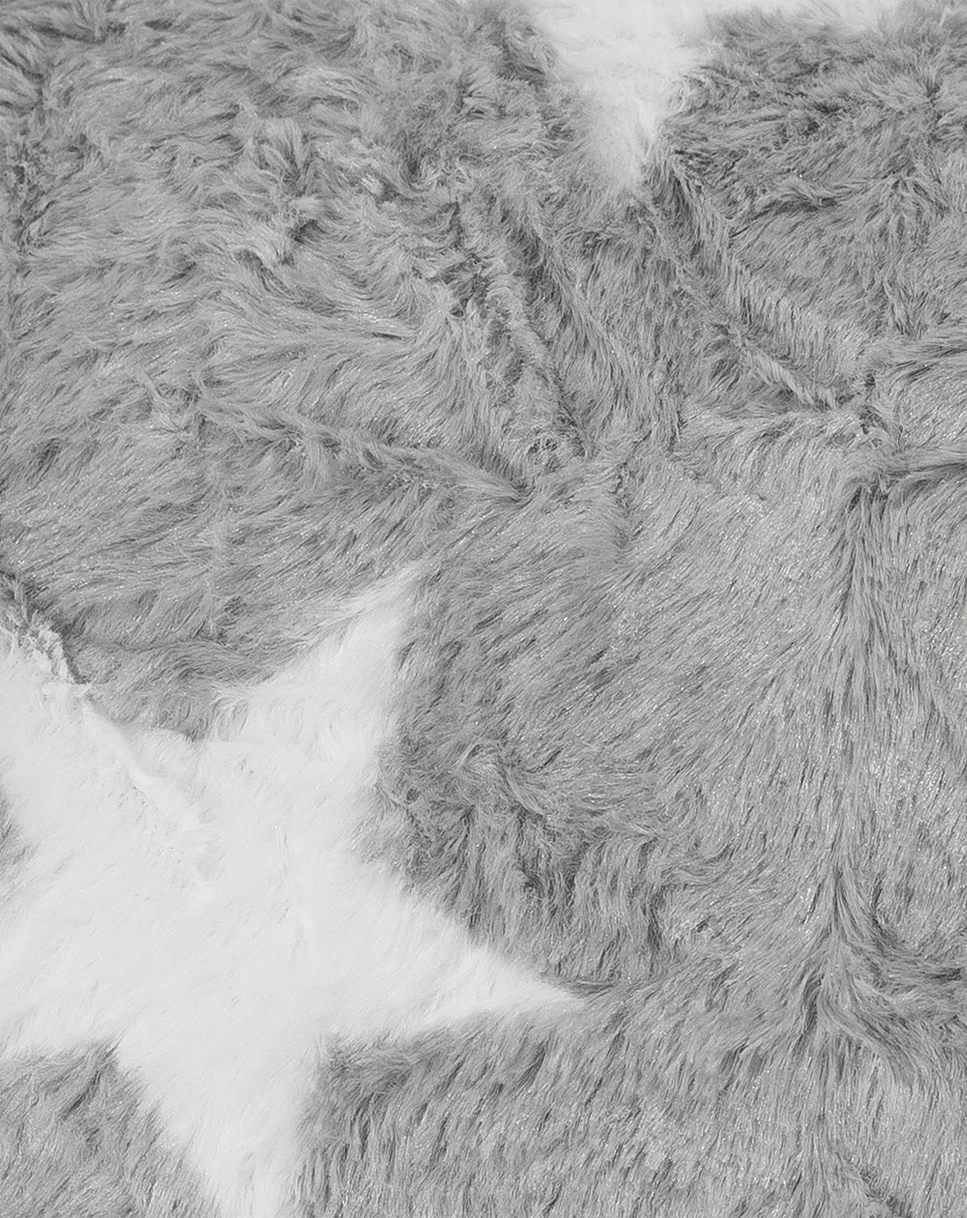 BeanBag FLUFFY STARS XL, 70 x 110 (Farbe: grau)