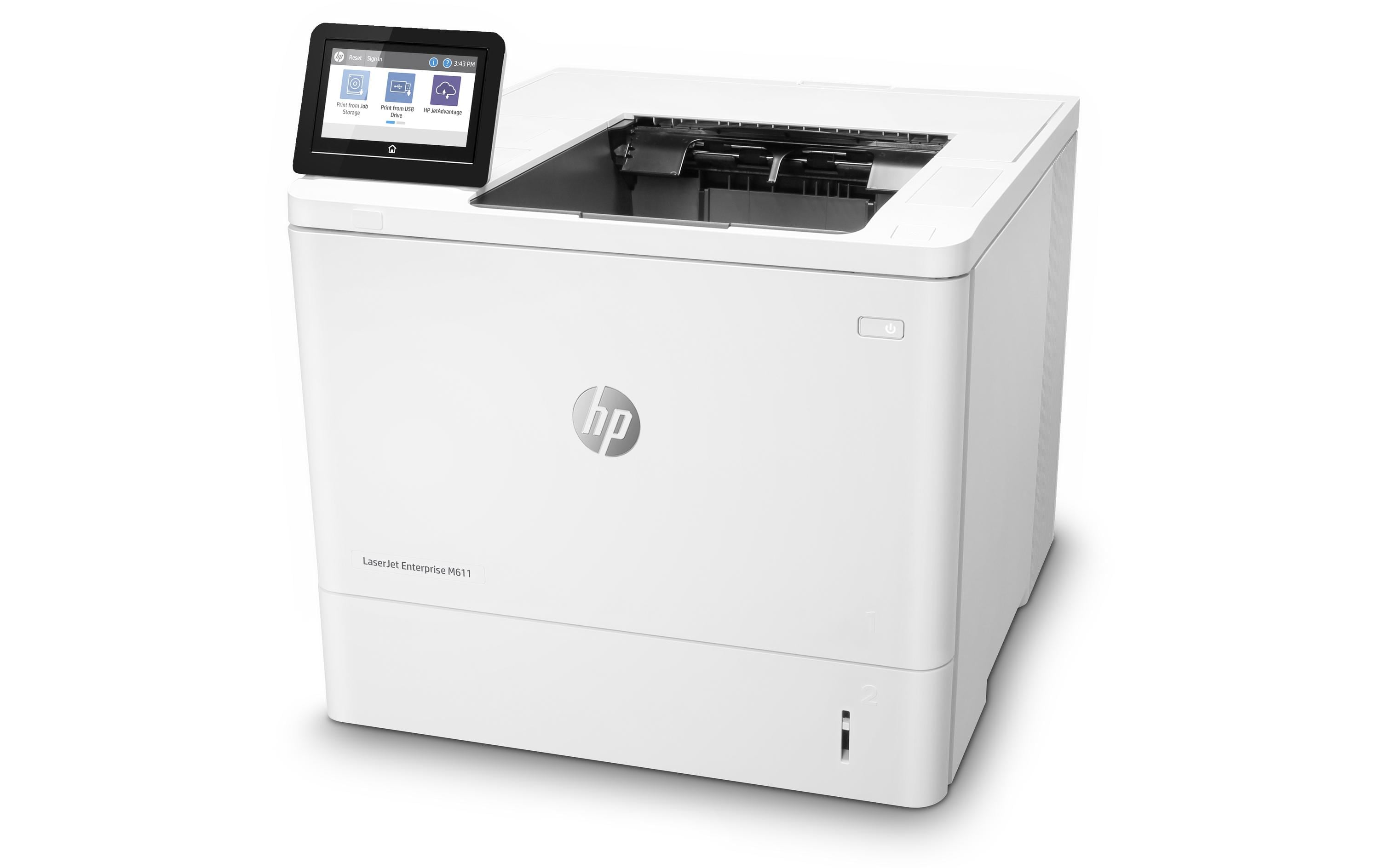 Drucker LaserJet Enterprise M611dn<br>Schneller, netzwerkfähiger A4-Monolaser-Drucker mit automatischer Duplexeinheit