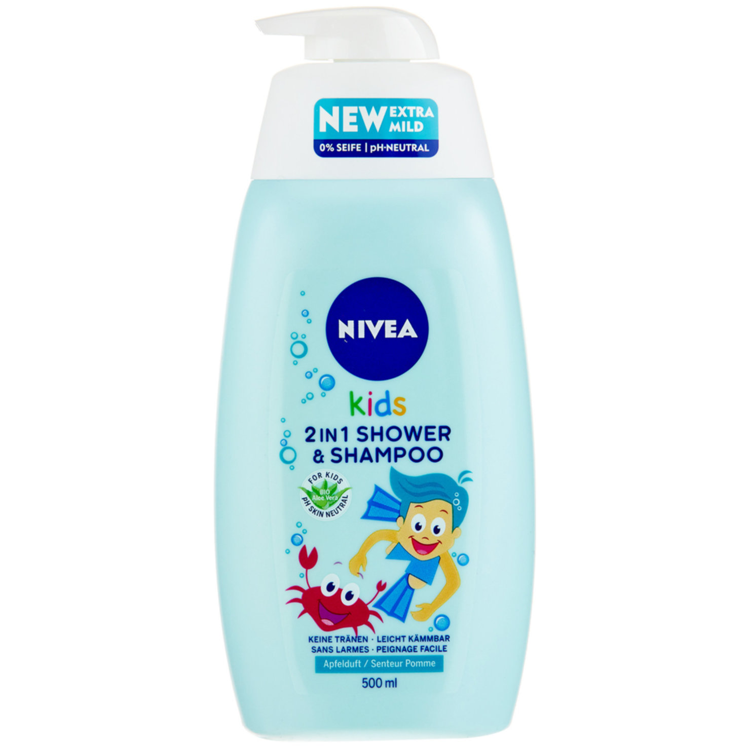 Nivea Kids 2in1 Shower & Shampoo Apfelduft