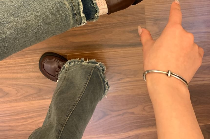 DURAC - Loafers met strik van imitatieleer