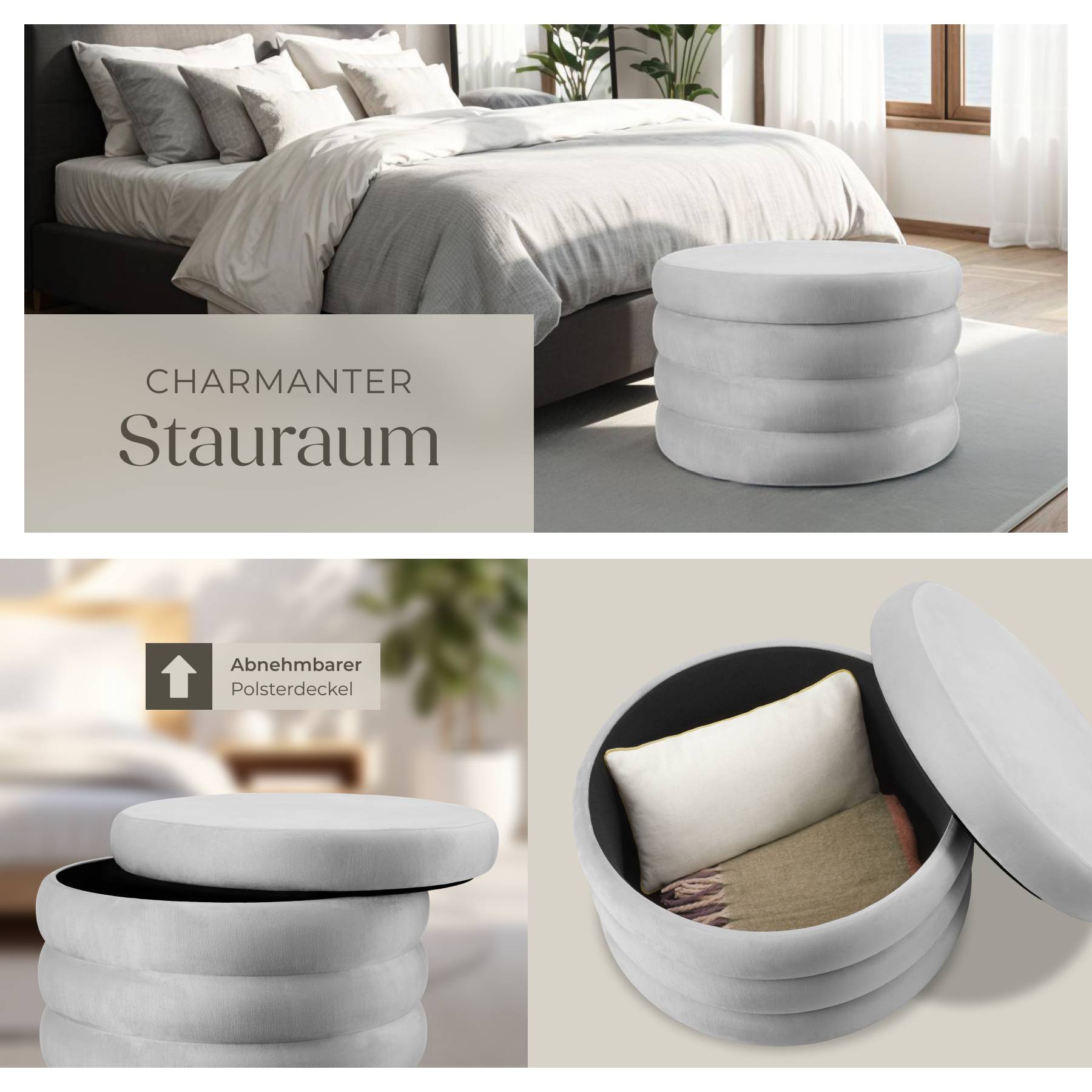 Sitzhocker mit Stauraum Altu XL