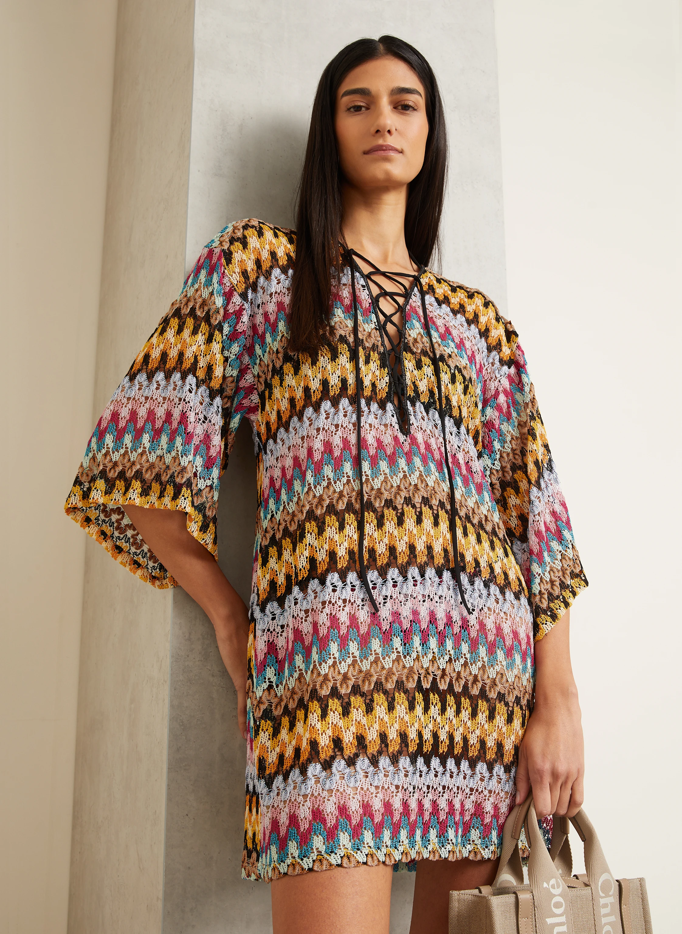MISSONI Strandkleid mit Glitzergarn