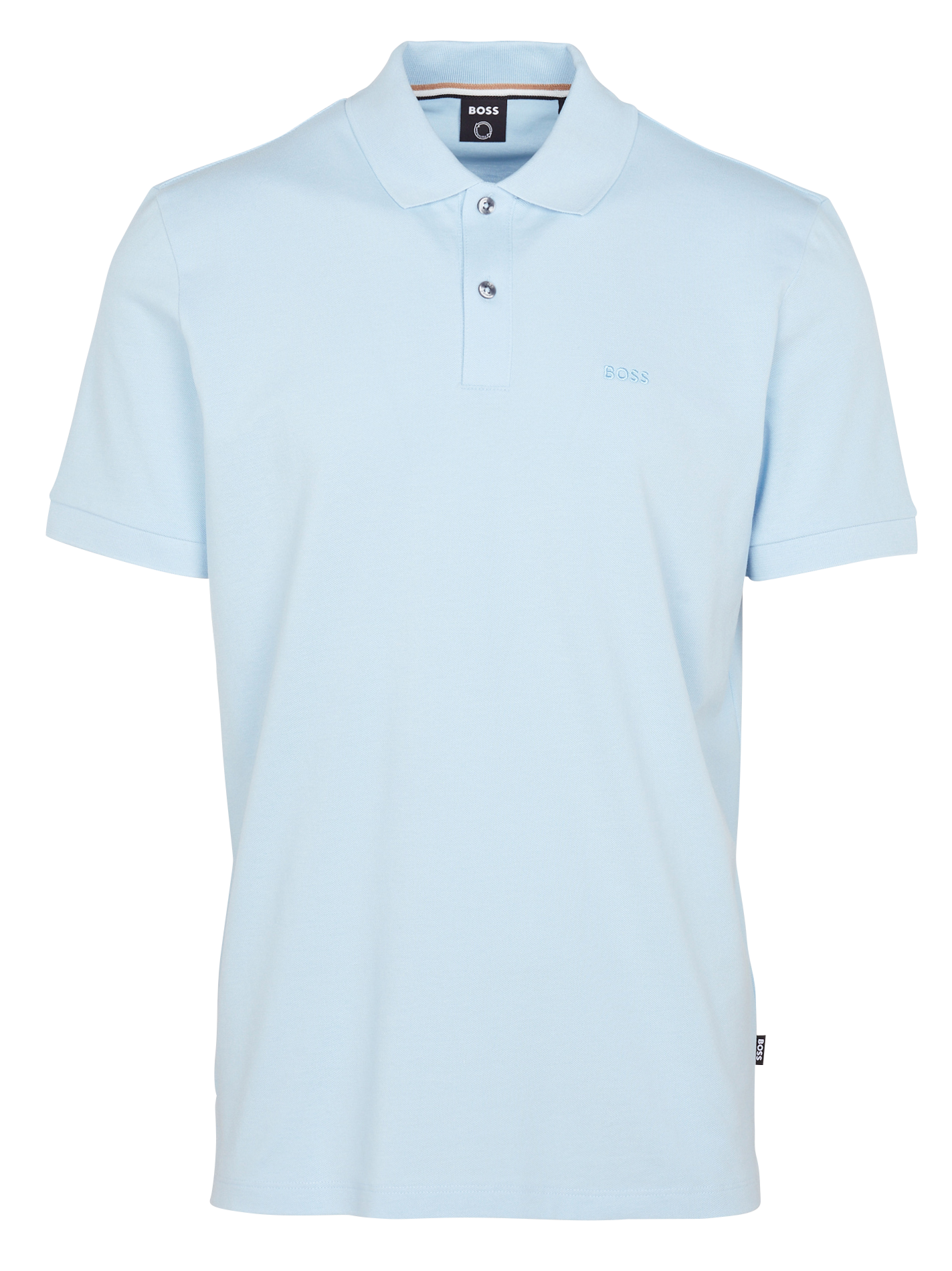 Polo regular-fit en coton bio| Bleu