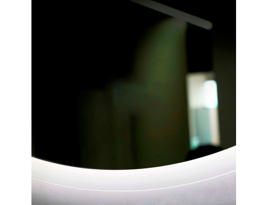 CRISTALED - Miroir de salle de bains lumineux éclairage intégré led rond...