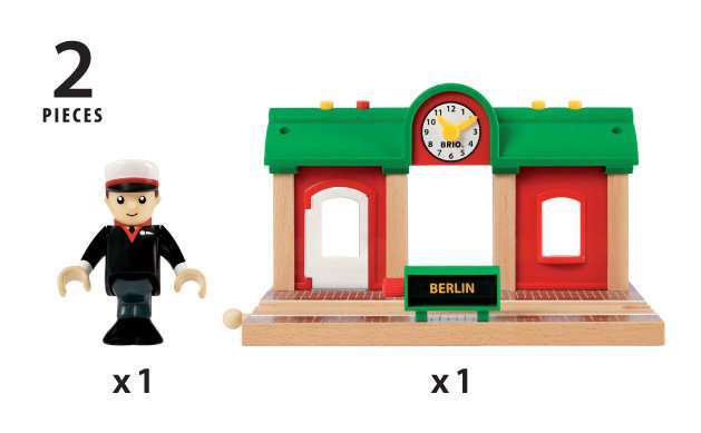 BRIO Spiel Sprechender Bahnhof