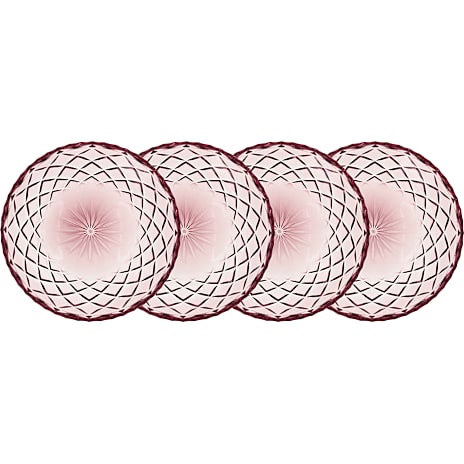 Lyngby Glas Sorrento Asiet 16cm - rød