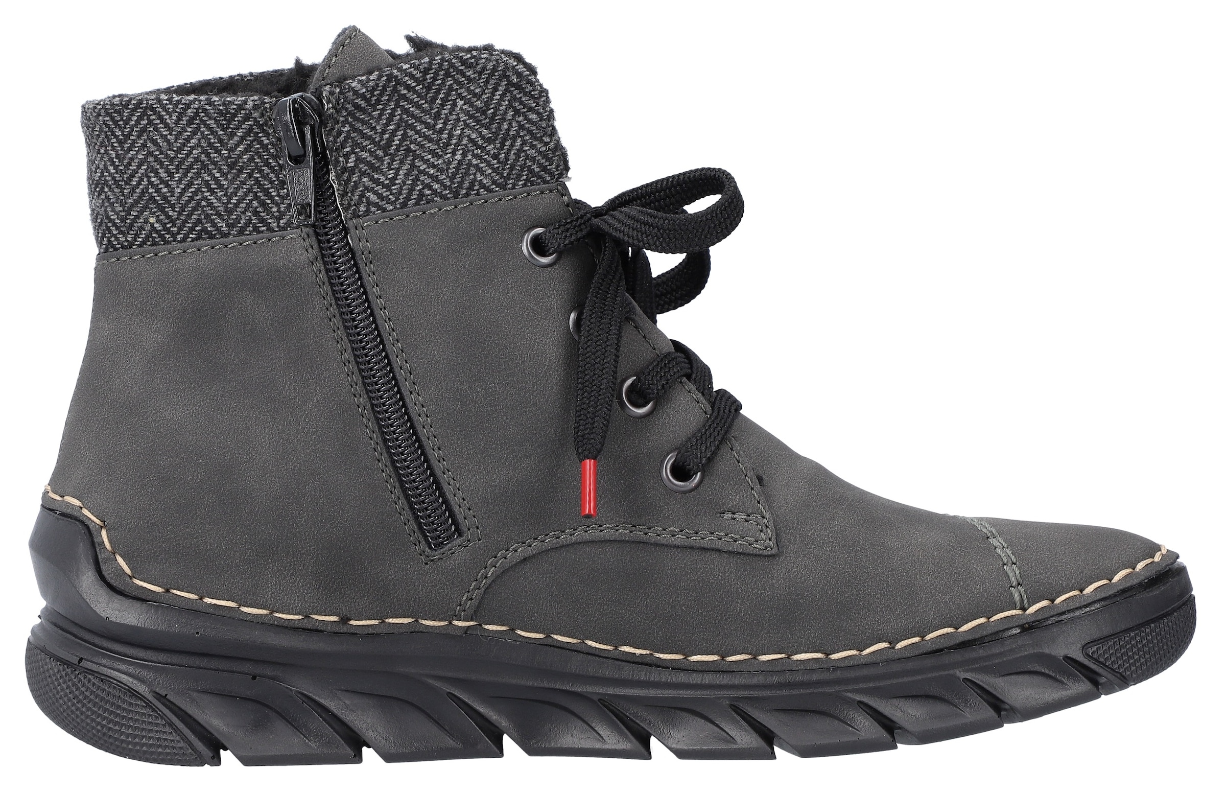 Rieker Winterboots  Schnürboots, Stiefelette, Casual-Boots mit softem Schaftrand