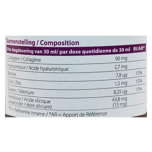 Vitasil Collagen Plus - Collagène Beauté de la Peau 500ml