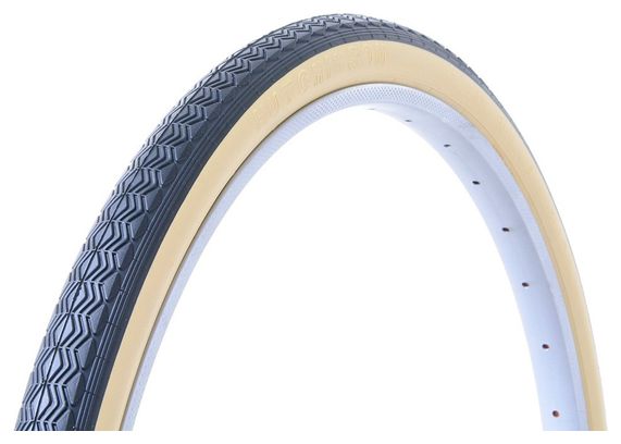 Pneu de ville Hutchinson Junior 22'' x 1-3/8'' Tringle Rigide Noir Beige