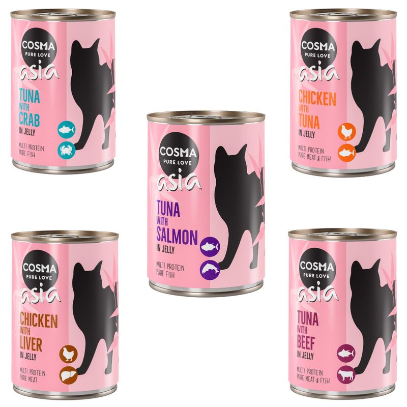 Cosma Thai/Asia en gelée 6 x 400 g