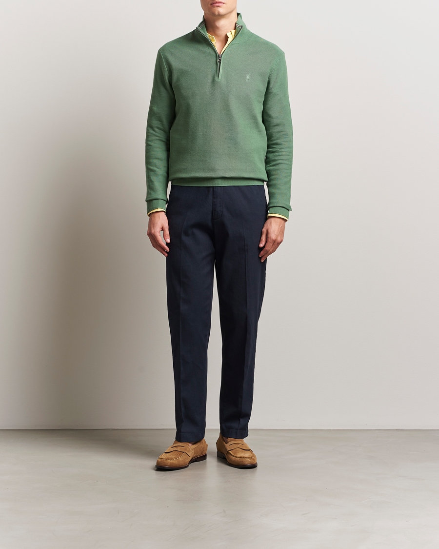 Polo Ralph Lauren Half Zip Cotton Pullover Fatigue