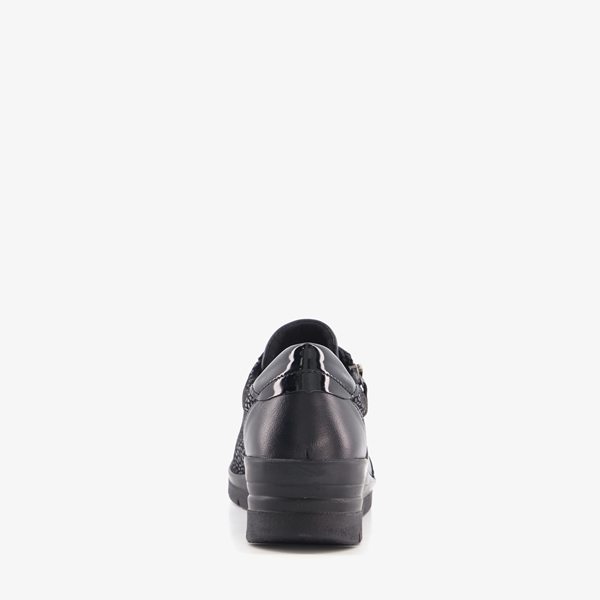 Natuform dames veterschoenen zwart