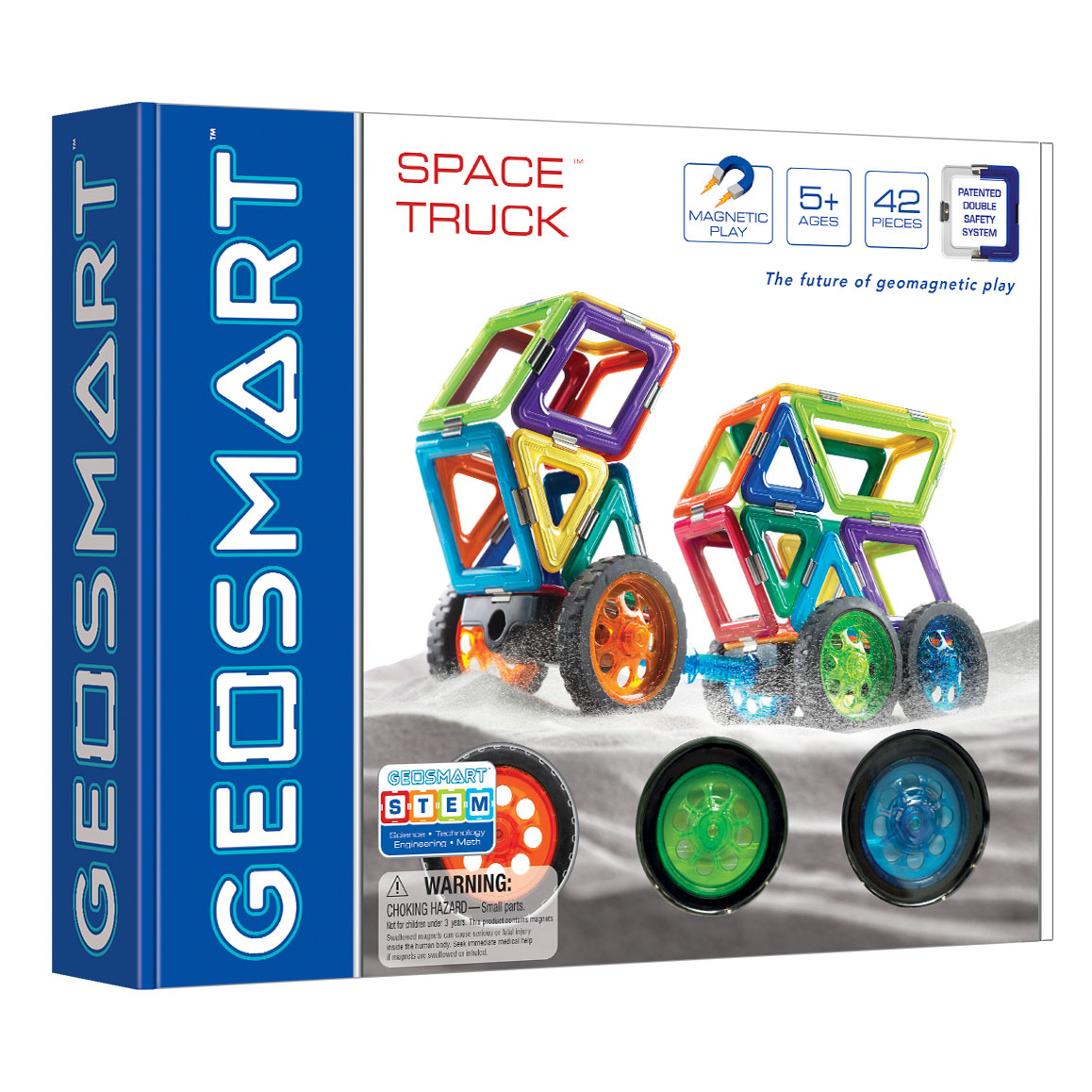 GeoSmart Space Truck Magnetisch Bouwspeelgoed, 42dlg.
