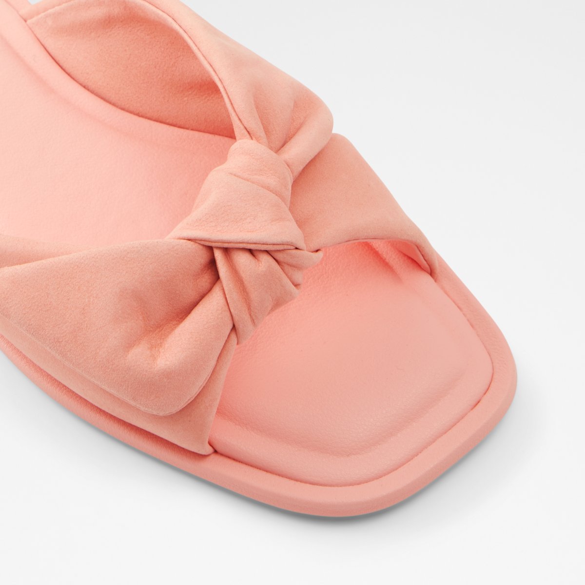 Peony Light Orange Women Flat Sandals