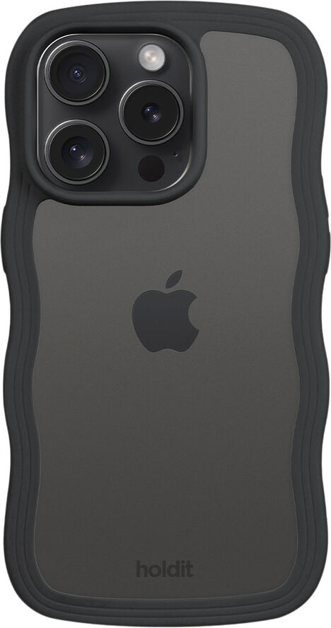 HoldIt Wavy Case iPhone 14 Pro Sort