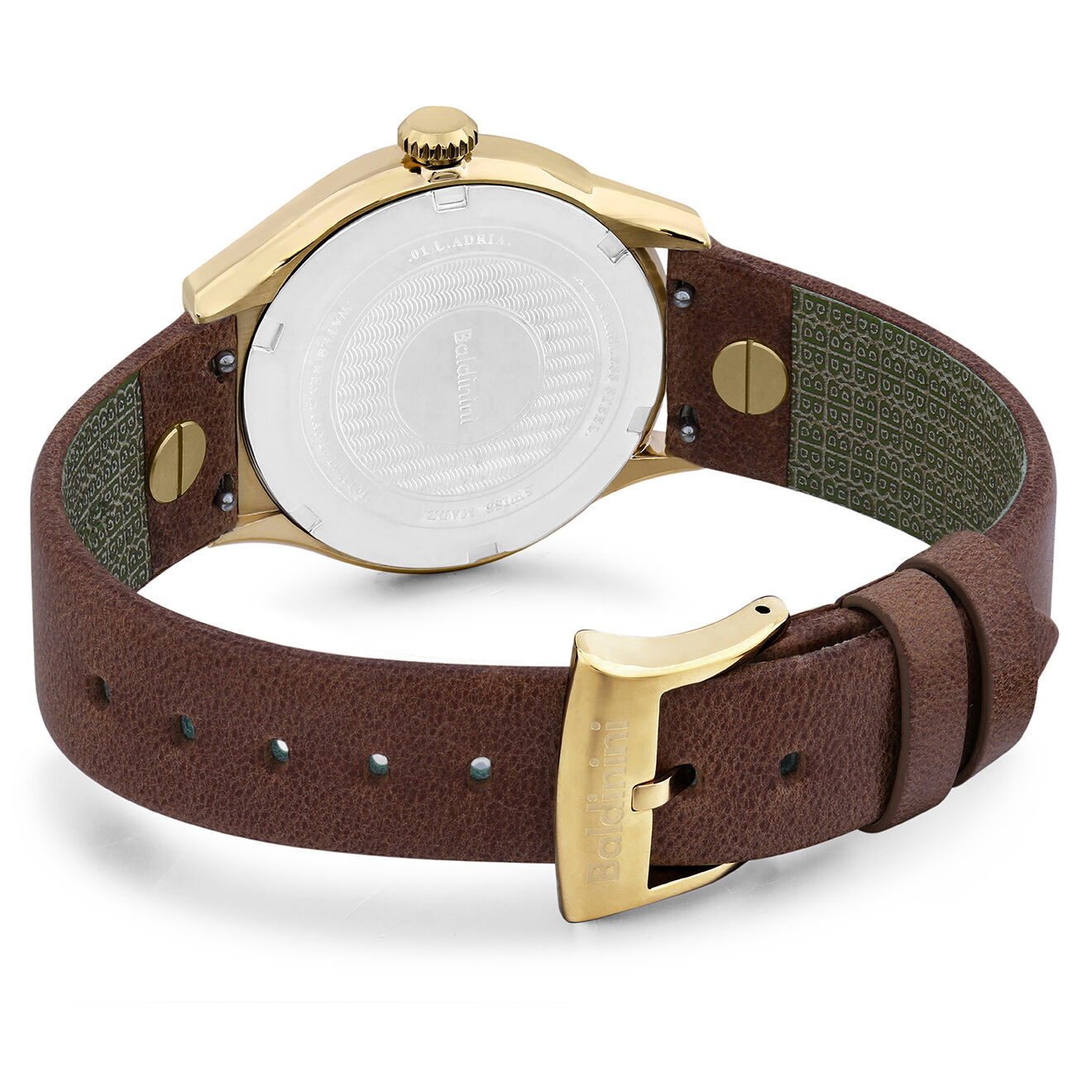 Baldinini Montre Femme en Cuir & cristaux Swarovski Adria marron