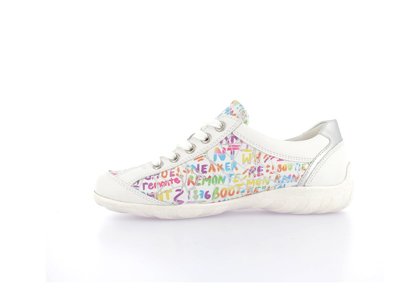 Remonte-R3408 Cuir Blanc multi
