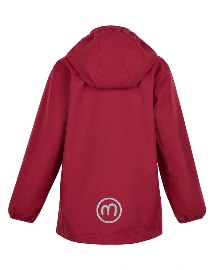 Softshelljacke SOLID 20 mit Kapuze in rot