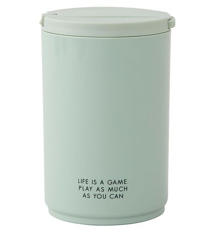 Design Letters Becher m. Strohhalme - Kids - 330 ml - Green Ball