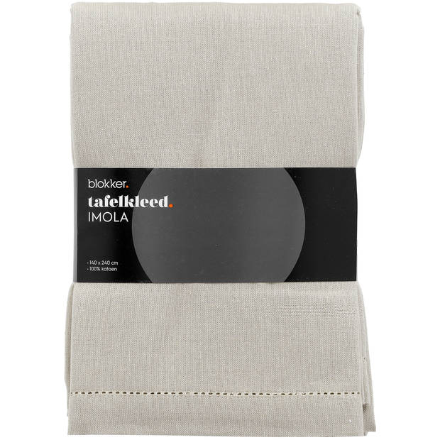 Blokker Tafelkleed Imola - 140x240 cm - Beige