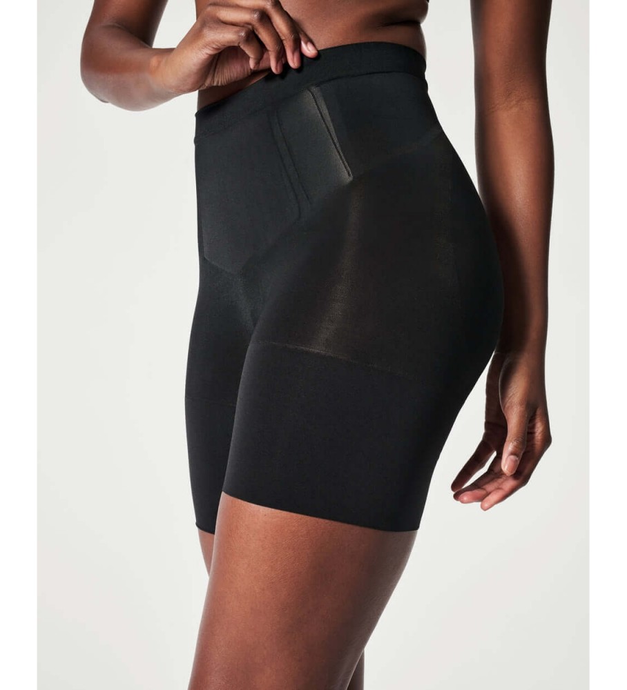 Shorts modeladores de pernas SPANX Super Slimming, preto
