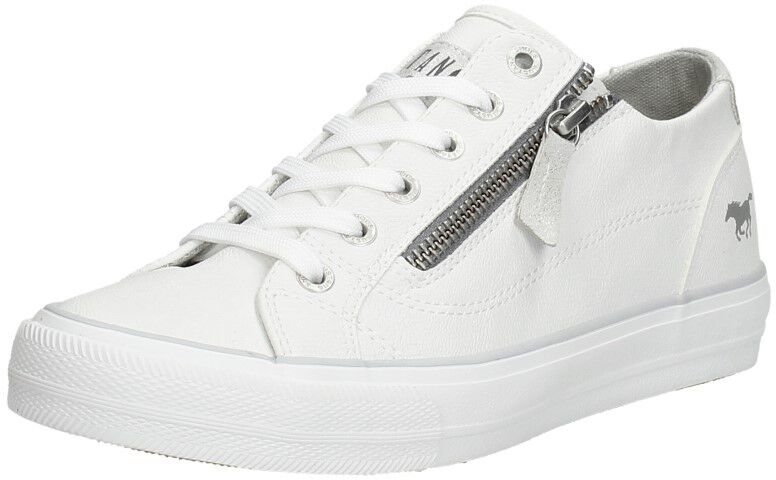 Mustang Dames veterschoenen wit