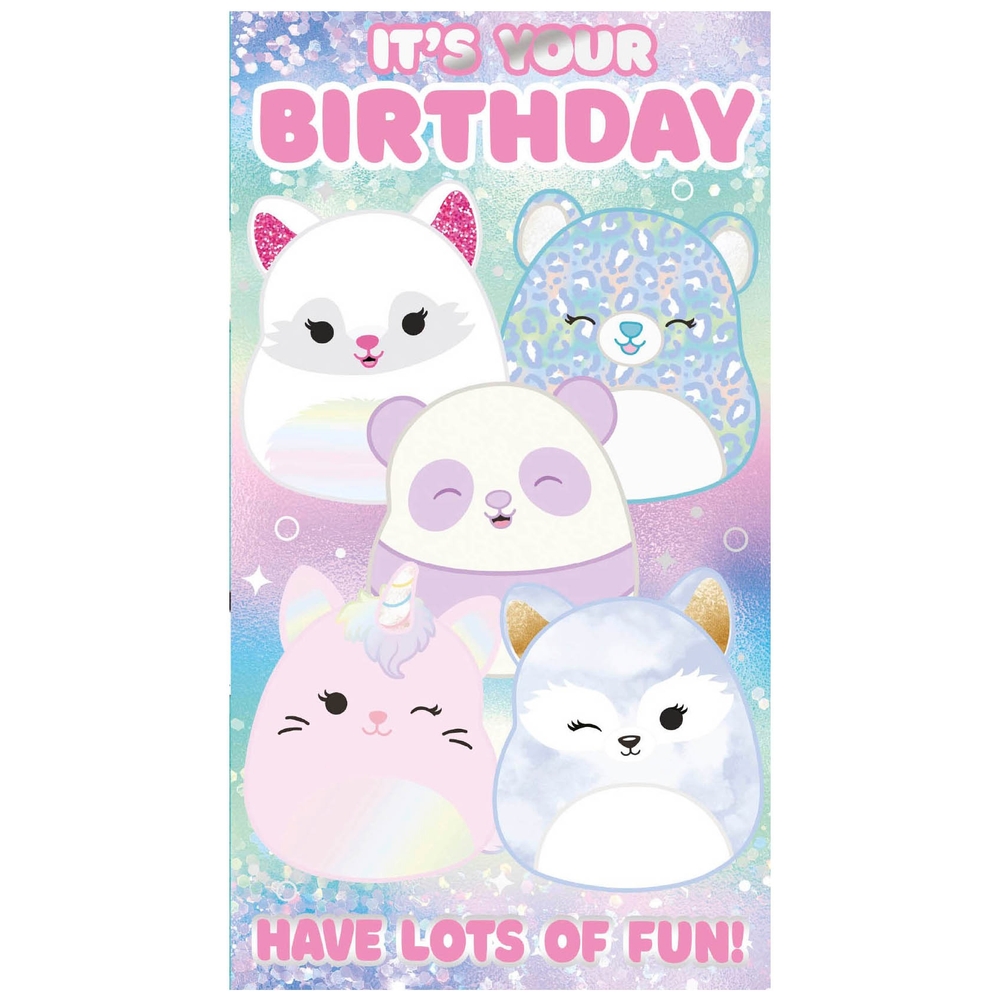 Squishmallows-Geburtstagskarte