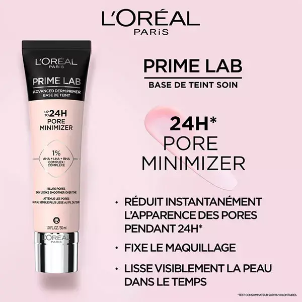 Primer minimizador de poros L'Oréal Paris Prime Lab 24h 30ml