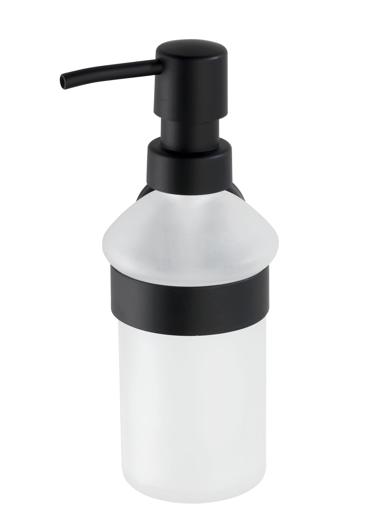 Wenko Bosio zeepdispenser RVS zwart mat