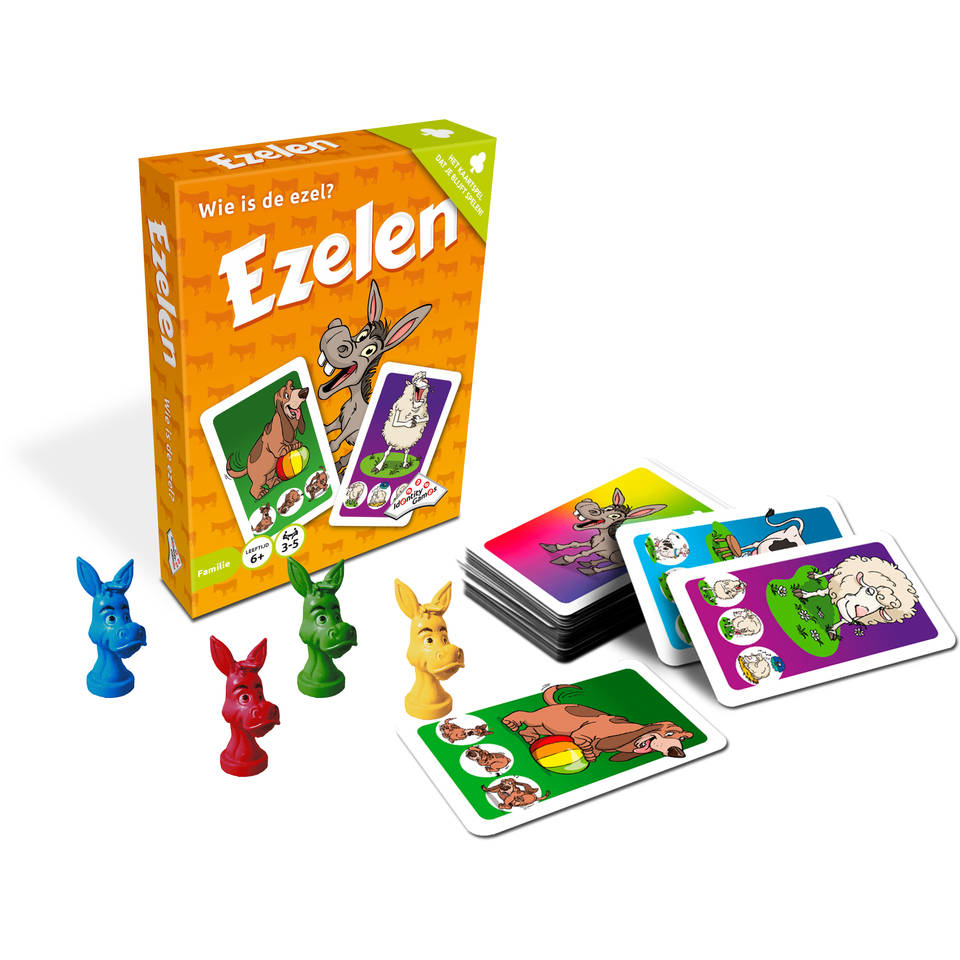 Ezelen: wie is de ezel? kaartspel