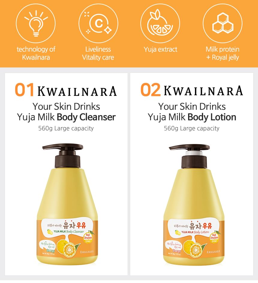 Kwailnara - Melk Bodylotion - 10 Soorten