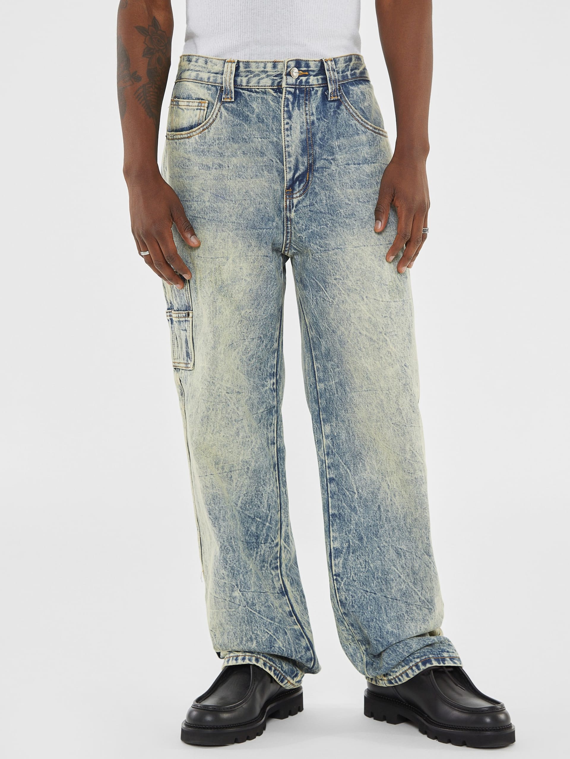 Calça jeans GUESS Originals Faded Denim Carpenter