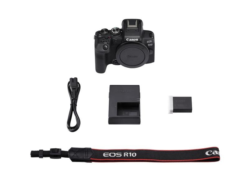 Canon Fotokamera EOS R10 Body Mehr Technologie, mehr Funktionen, mehr Mobilität und mehr Kreativität