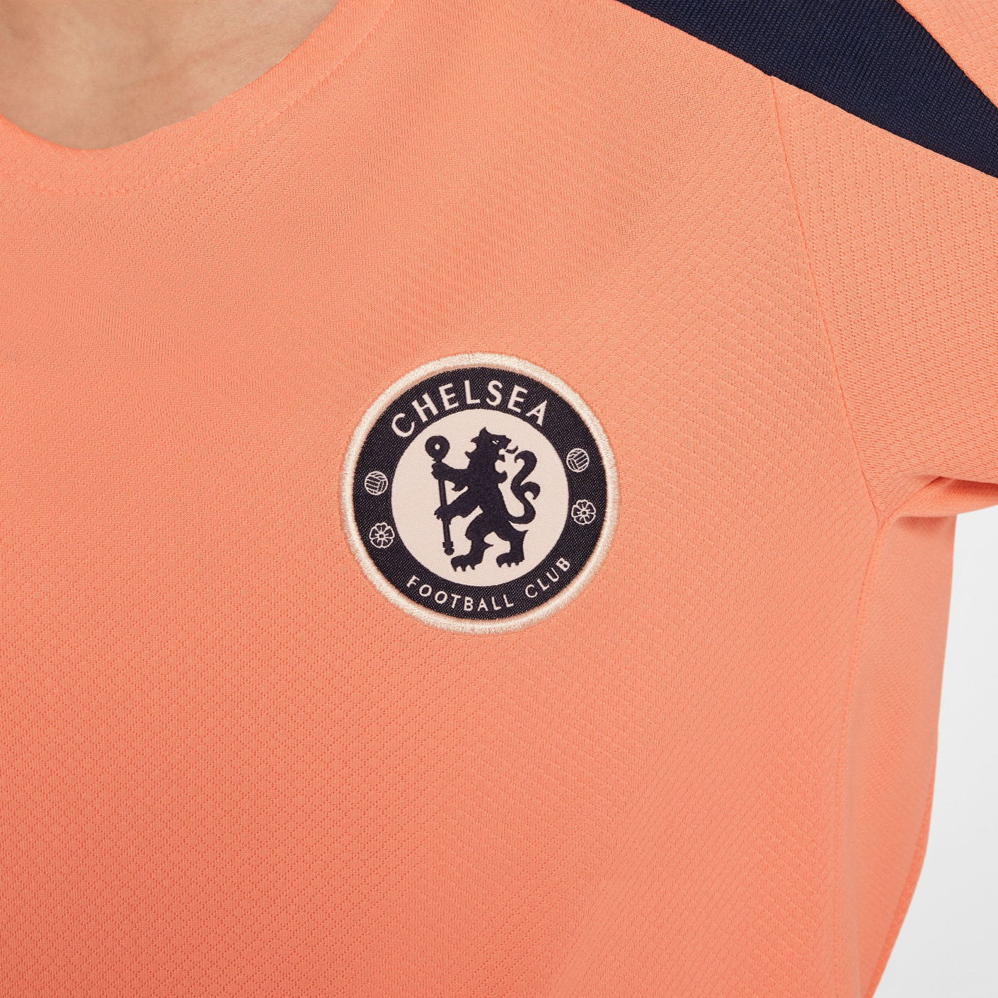 Nike Chelsea Strike Trainingsset 2024-2025 Kids Lichtroze Donkerblauw Goud