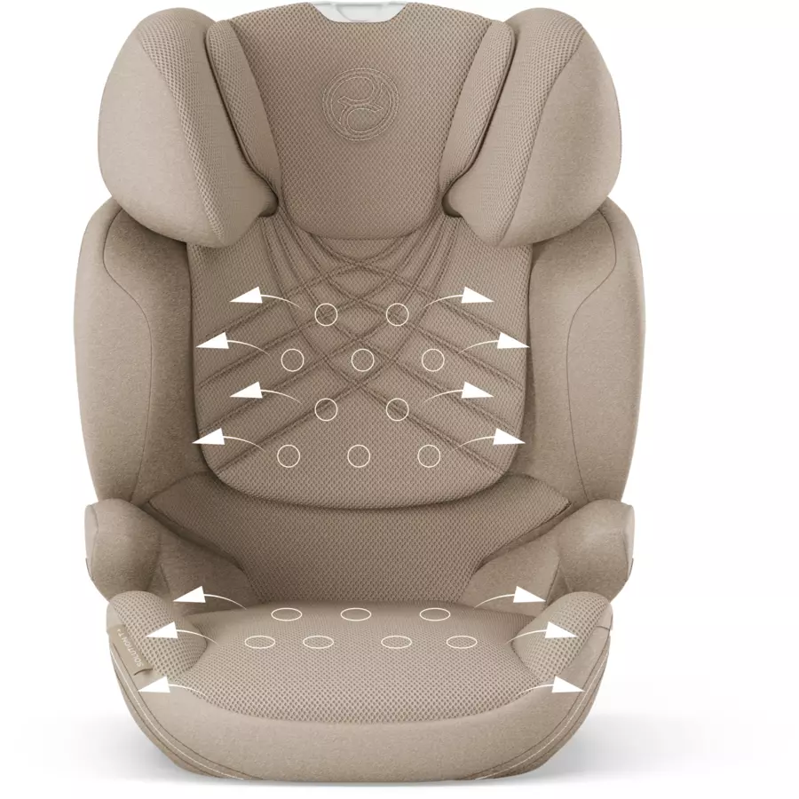 cybex PLATINUM Kindersitz Solution T I-Fix Plus Cozy Beige