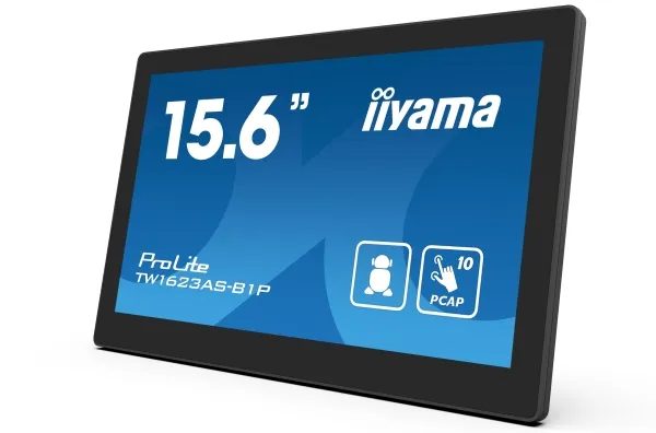 iiyama ProLite TW1623AS-B1P - Android PC - berøringspanel PC 1 RK3568 - RAM 4 GB - SSD - eMMC 32 GB - Cortex-A55 - Bluetooth 5.2 - Android 13 - skærm: LED 15.6