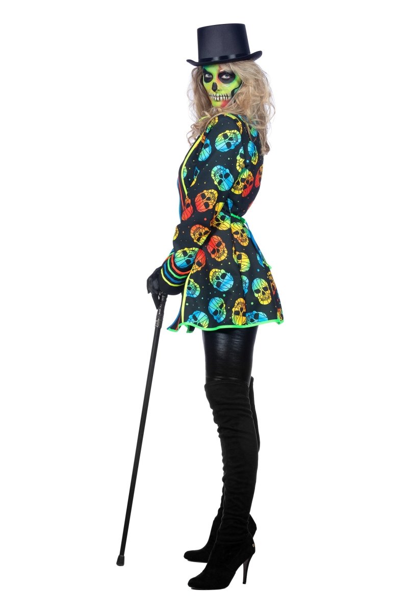 Gekleurde Jas Dames Doodshoofd