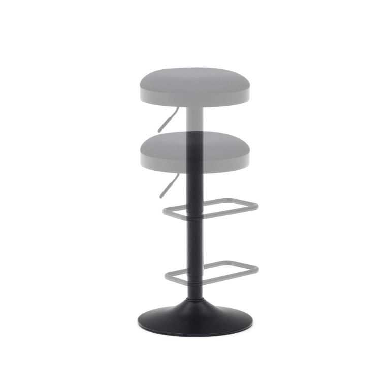 Kave Home Zaib verstelbare barkruk 58/80 beige