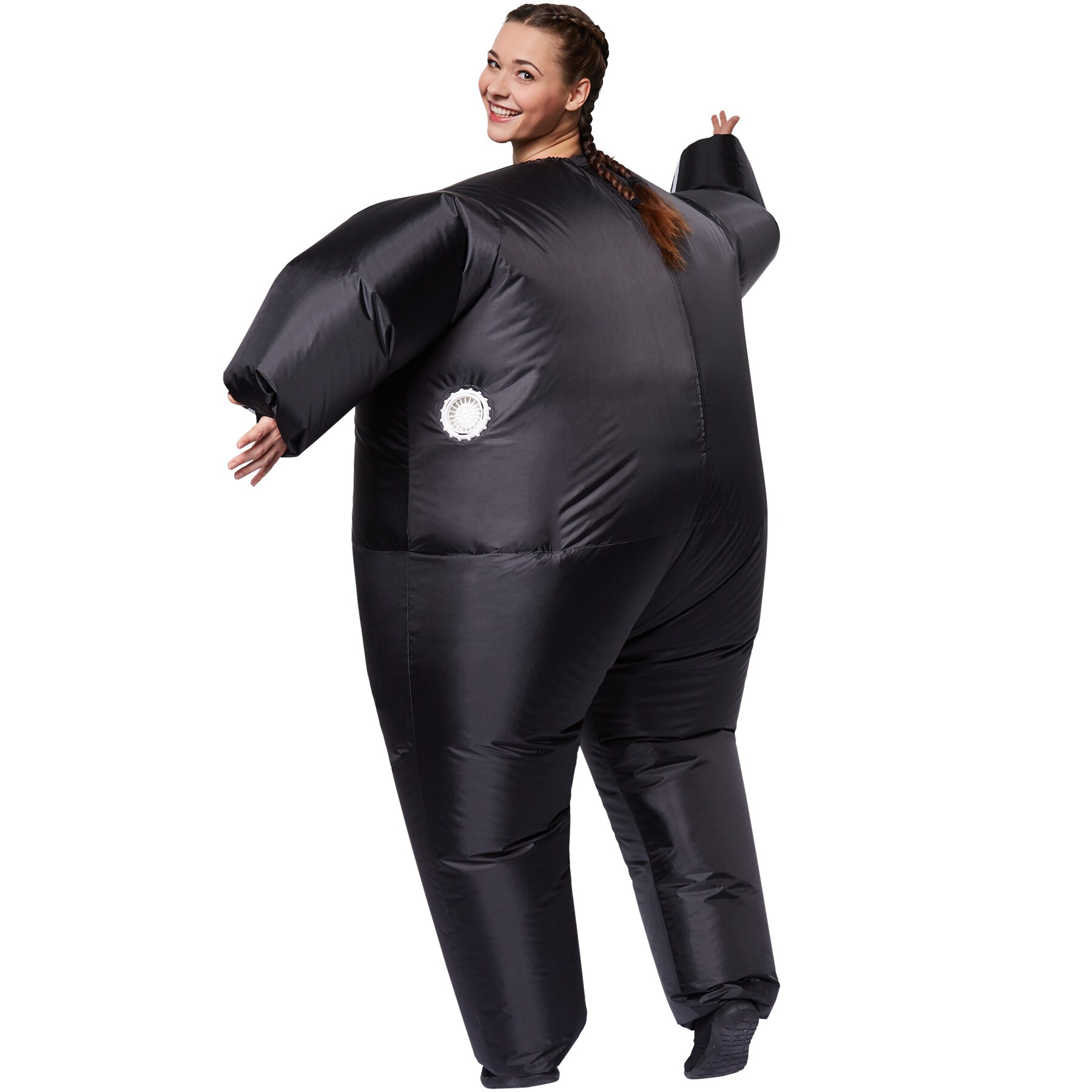tectake® Selbstaufblasbares Kostüm Skelett