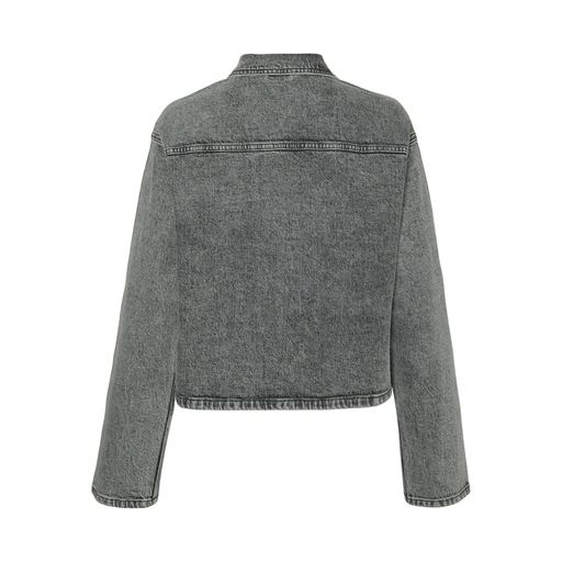 Vero Moda Ellas Studs Denimskjorte, Light Grey Denim, M