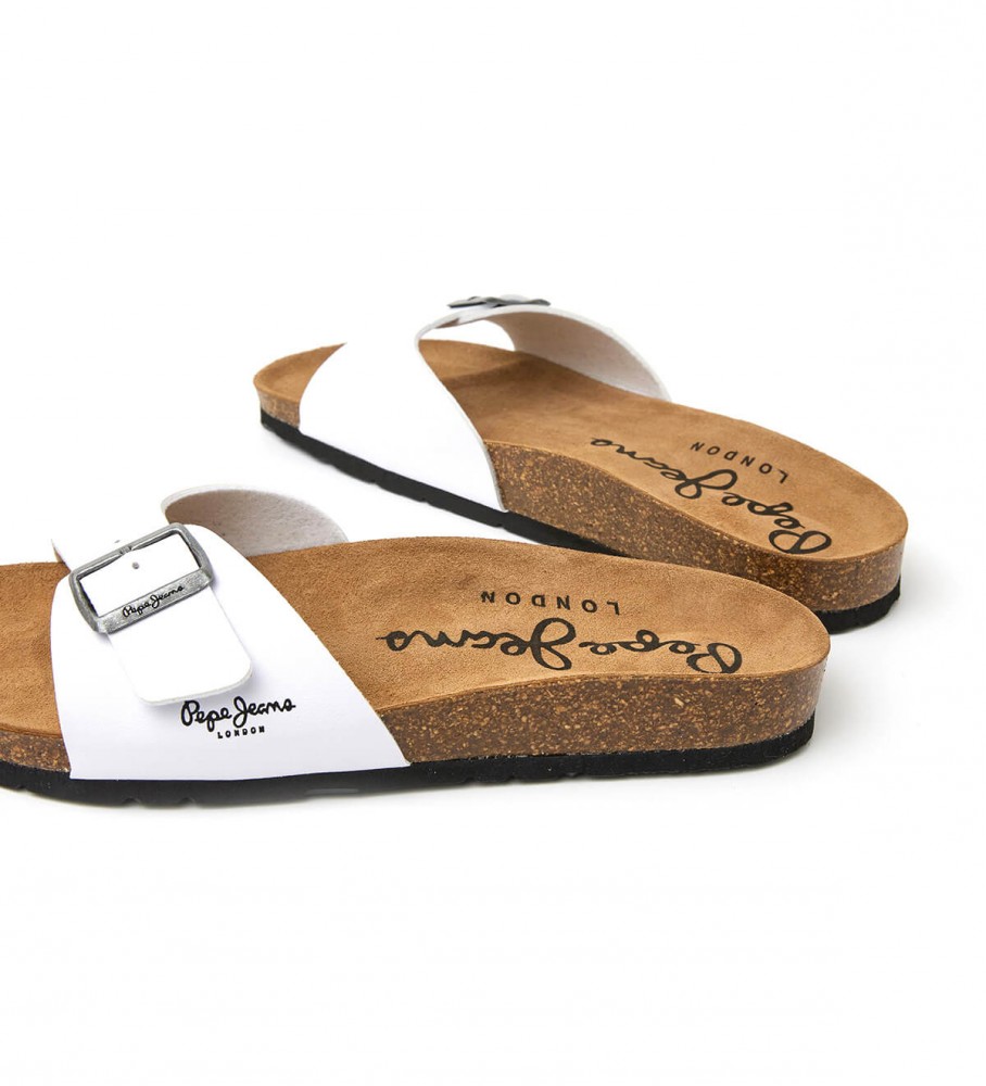 Sandálias Pepe Jeans Bio Single Champion, brancas