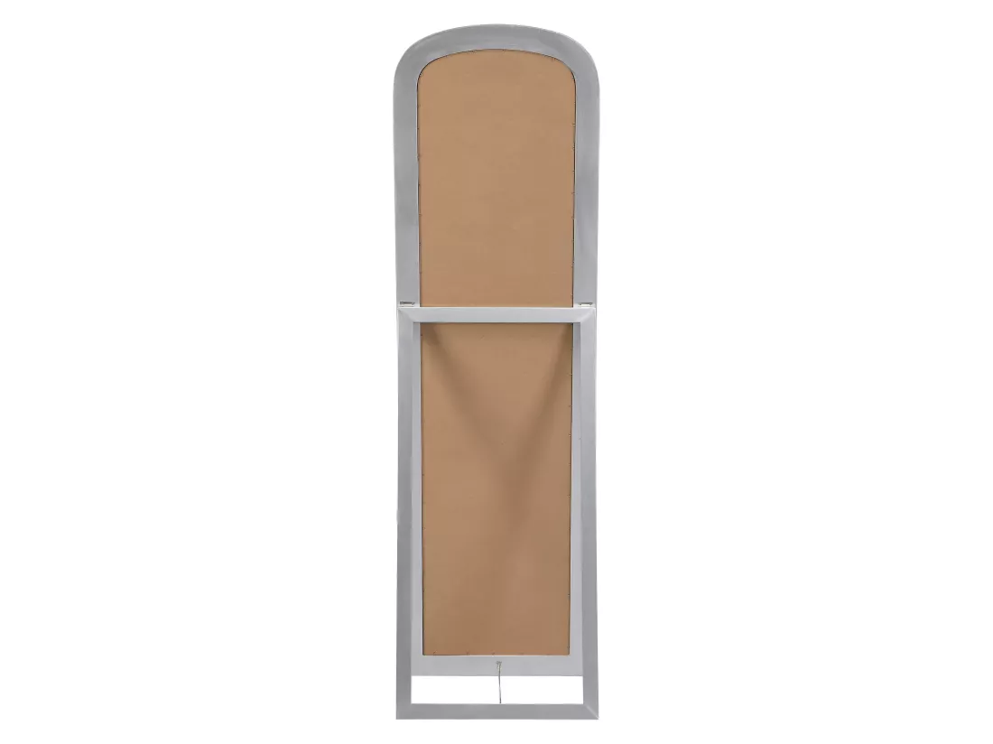 Miroir sur pied style vintage en bois de paulownia - Champagne - L.50 x H.170 cm - TERESA